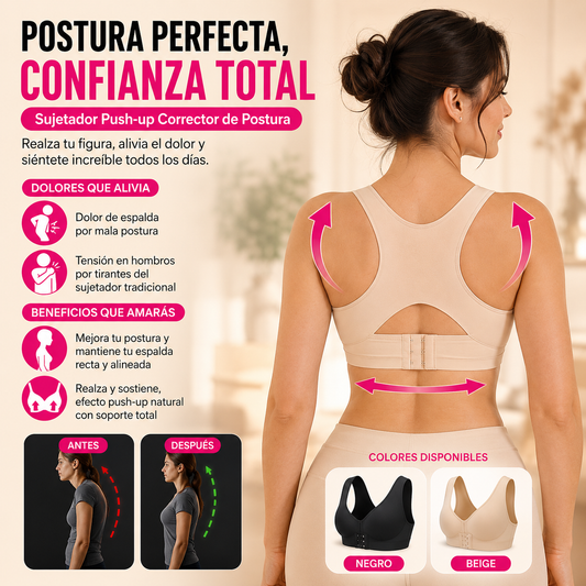 Sujetador Push-up Corrector de Postura para Mujer
